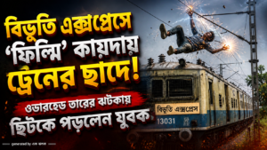 বিভূতি এক্সপ্রেসে হাড়হিম করা ঘটনা! ট্রেনের ছাদ থেকে ইঞ্জিনে ছিটকে পড়লেন যুবক